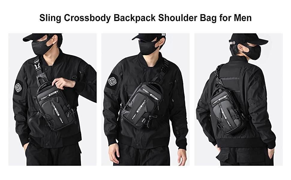 Sling Bag with USB Charging Port - Utility Mart 