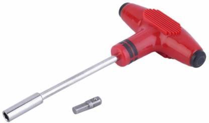 T Shape Screwdriver Set Batch Head Ratchet Pawl Socket Spanner Hand Tools - Utility Mart 