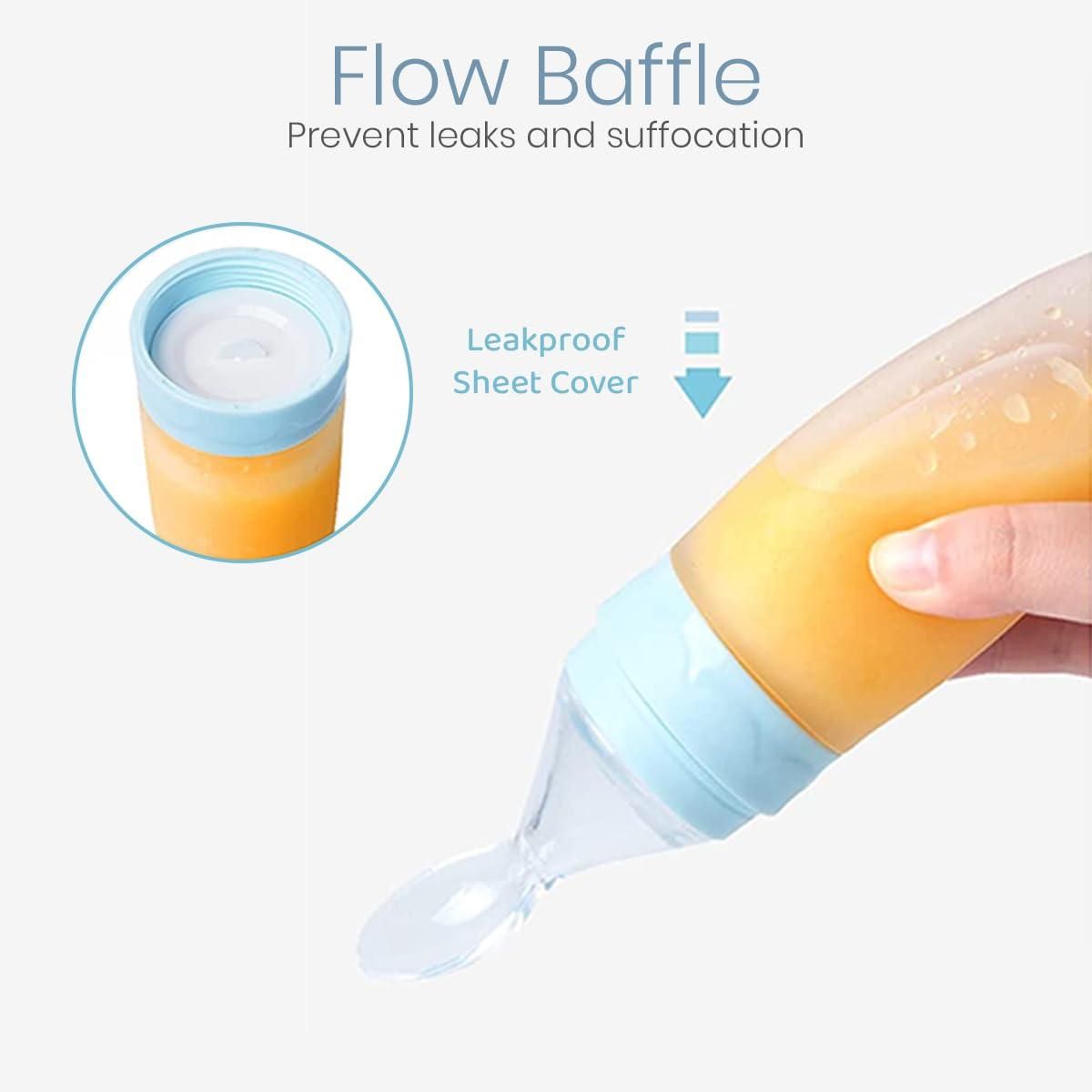 Premium Baby Food Squeeze Feeder Spoon - Utility Mart 