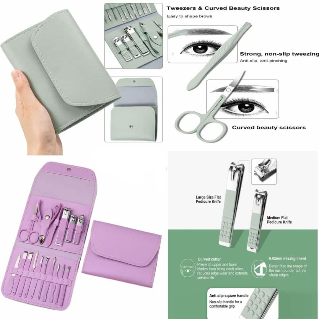 Manicure/Pedicure Set For Women - Utility Mart 