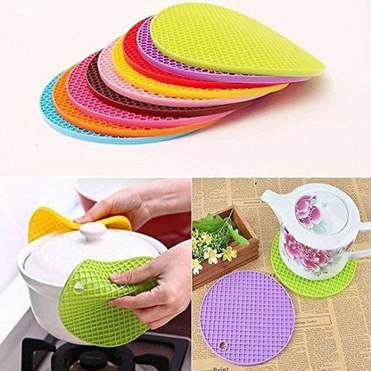 Silicone Heat Resistant Table Mat (Pack of 1) - Utility Mart 