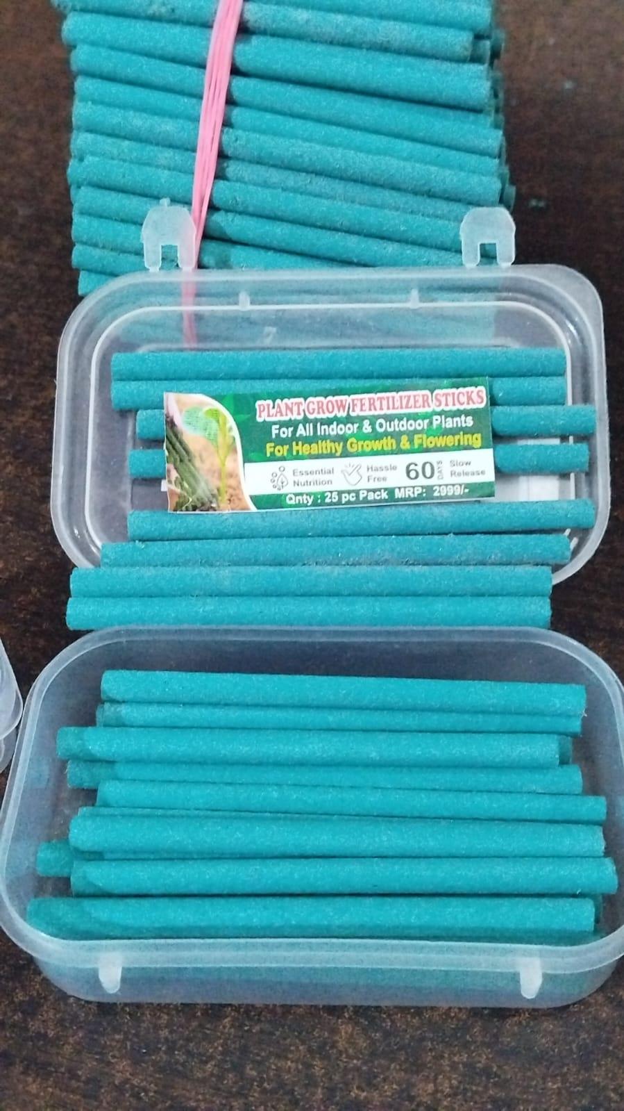 Plant Grow Fertilizer Sticks For Plants - 25 Stick Pack of 2 - Utility Mart 