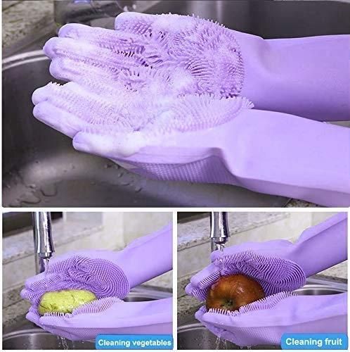 Cleaning Gloves - Magic Silicon Cleaning Gloves - Utility Mart 