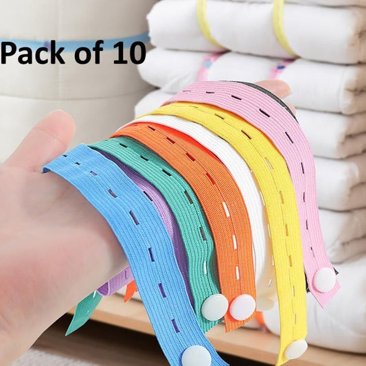 Classified Storage Sorting Bundling Elastic Band (Pack of 10) - Utility Mart 