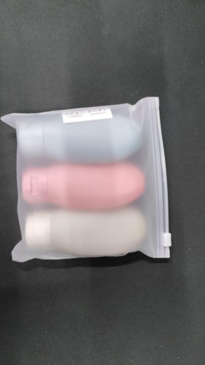 Travel Bottles Set, 60ML Travelling Bottles (3pcs) - Utility Mart 