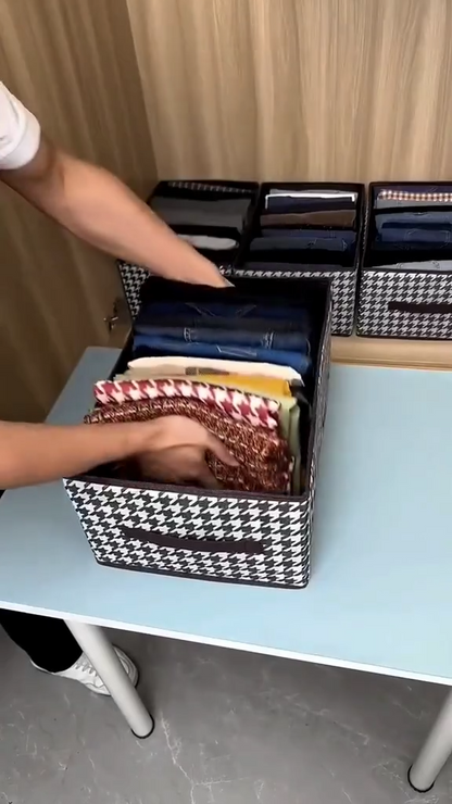 Non-Woven Foldable Storage Box Organizer with Lid - Utility Mart 